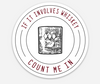 Count Me In Sticker