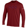 Men's Long Sleeve 3-Diamond Tonal Flag Shirt