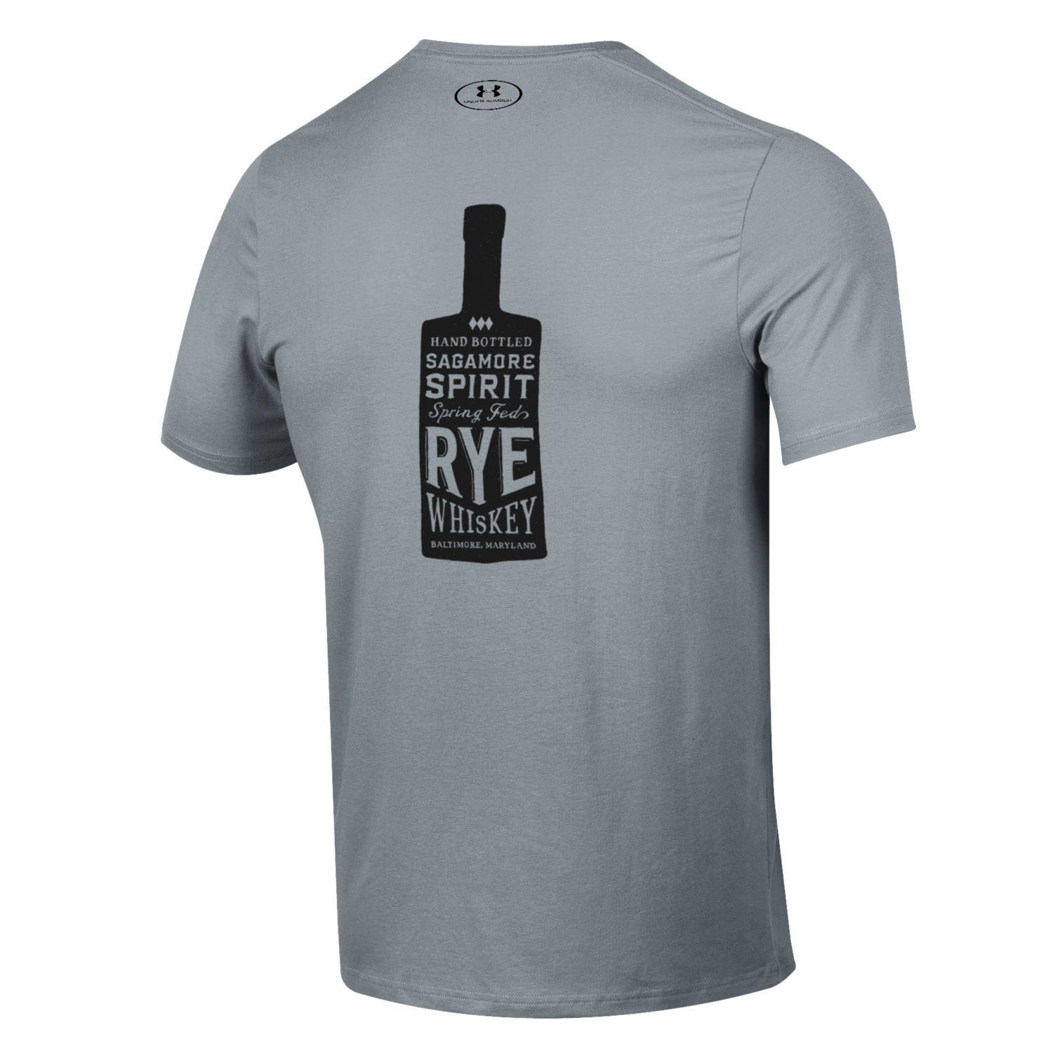 Men's Hand-Drawn Bottle T-Shirt - Sagamore Spirit