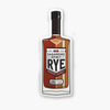 Rye Whiskey Bottle Sticker